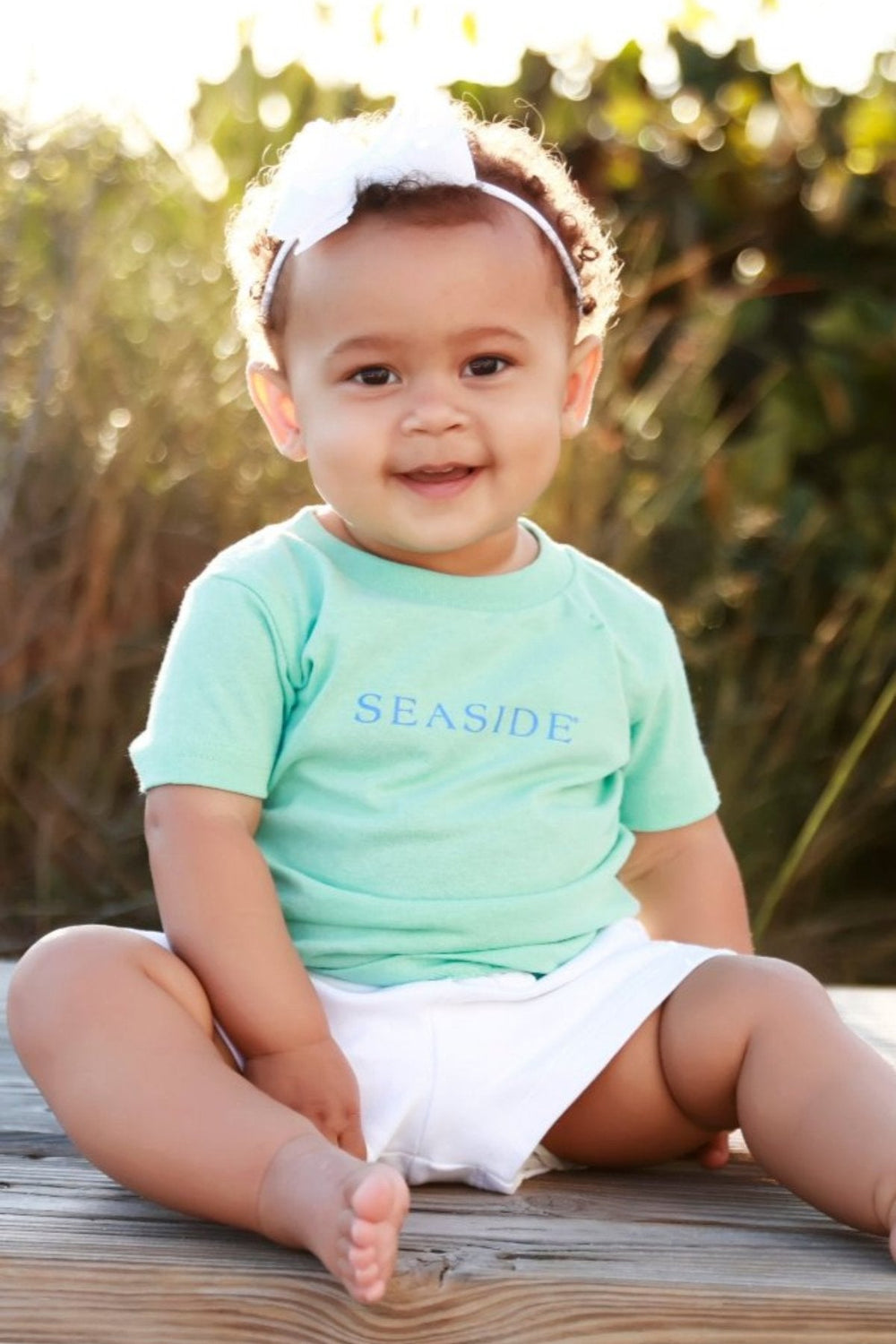 Chill Mint Green Blue Baby + Toddler Seaside Tee