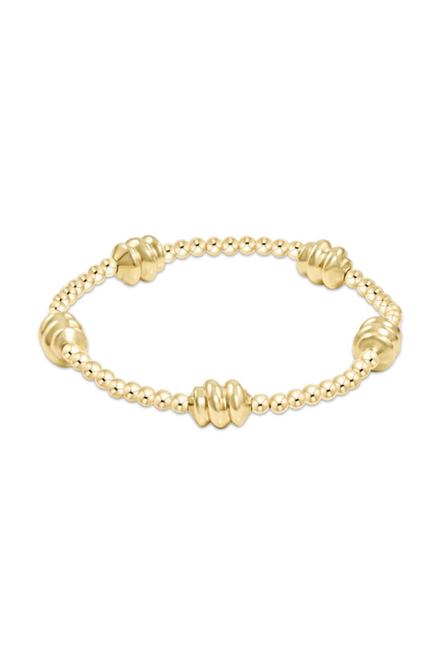 Enewton Admire Gold 3mm Bead Bracelet - Gold