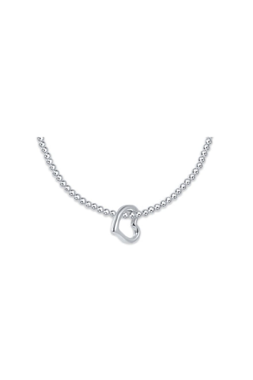 Enewton Classic Sterling 2.5mm Bead Bracelet - Love Sterling Charm
