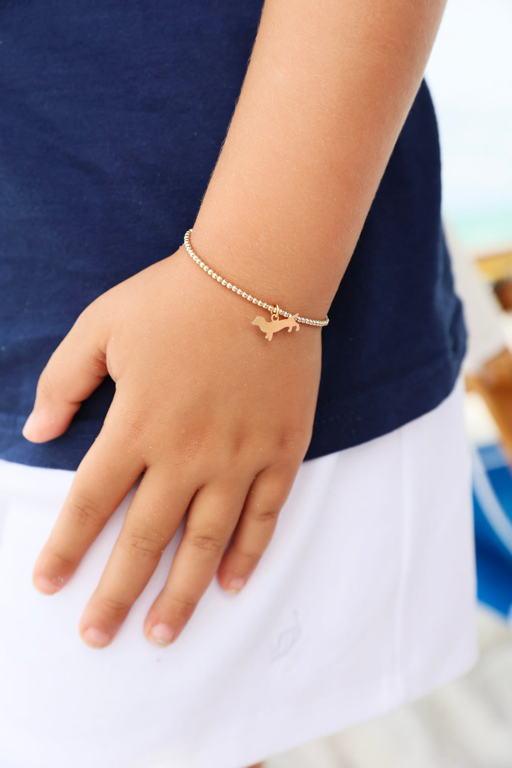 Enewton Egirl Gold 2mm Bud Charm Bracelet