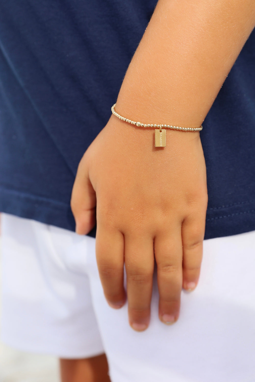 Enewton Egirl Gold 2mm Seaside Tag Bracelet