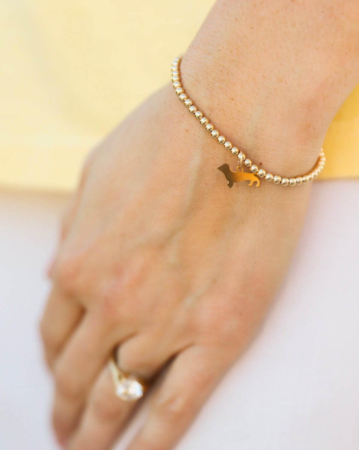 Enewton 3mm Gold Bracelet with Bud Charm – The Seaside Style