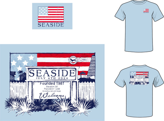2024 Chambray Fourth of July Tee