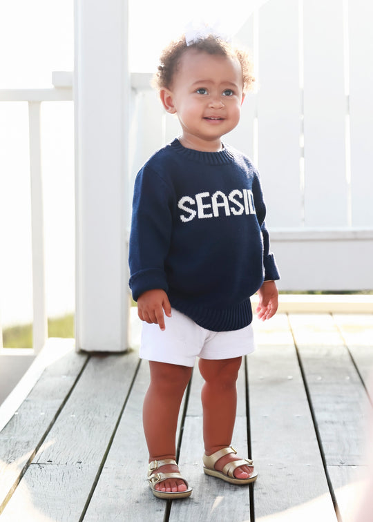 Navy Toddler Seaside Sweater