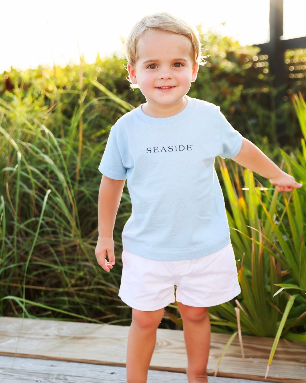 Light Blue Toddler Seaside Tee