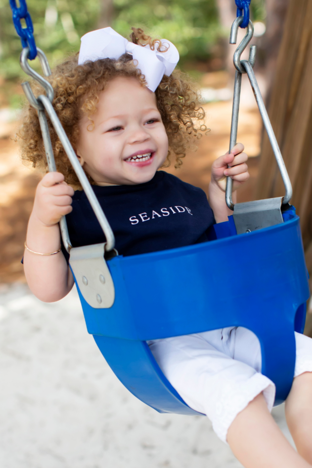 Navy Baby + Toddler Seaside Tee