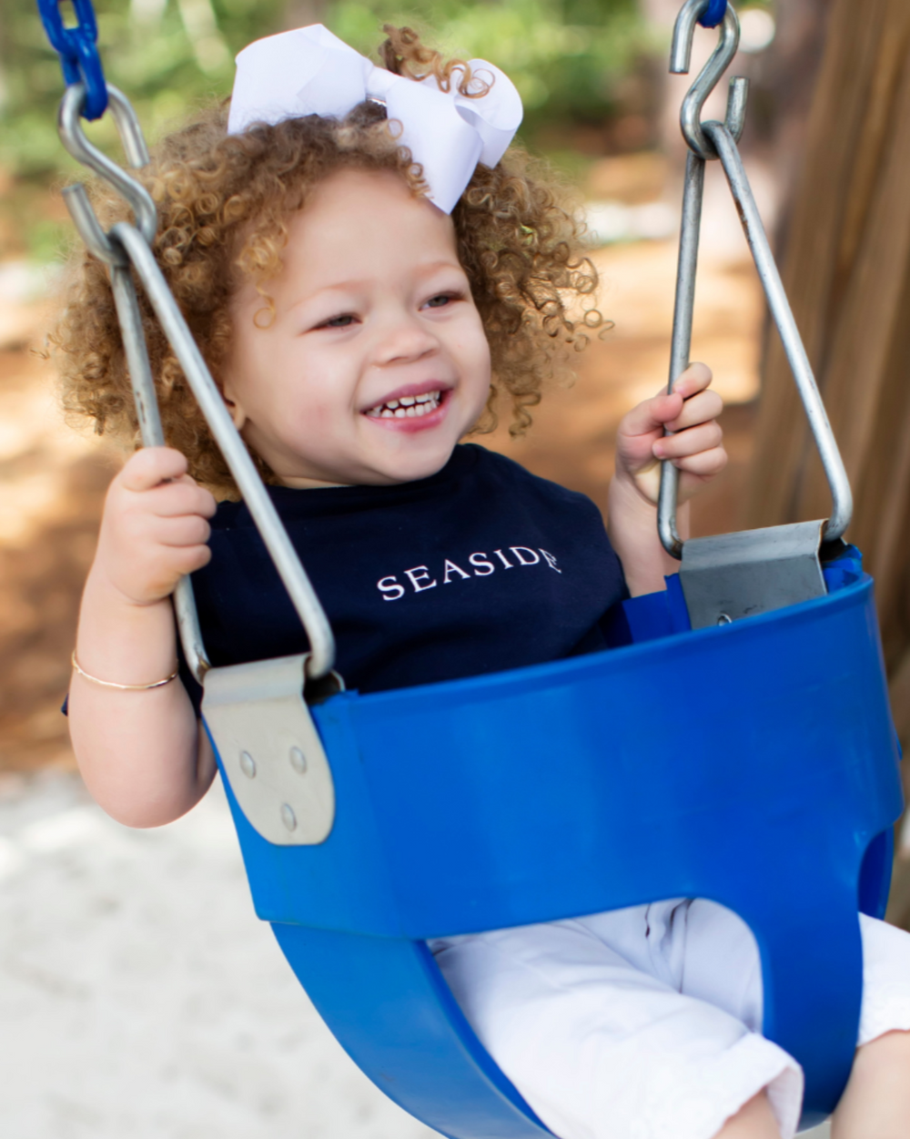 Navy Baby + Toddler Seaside Tee