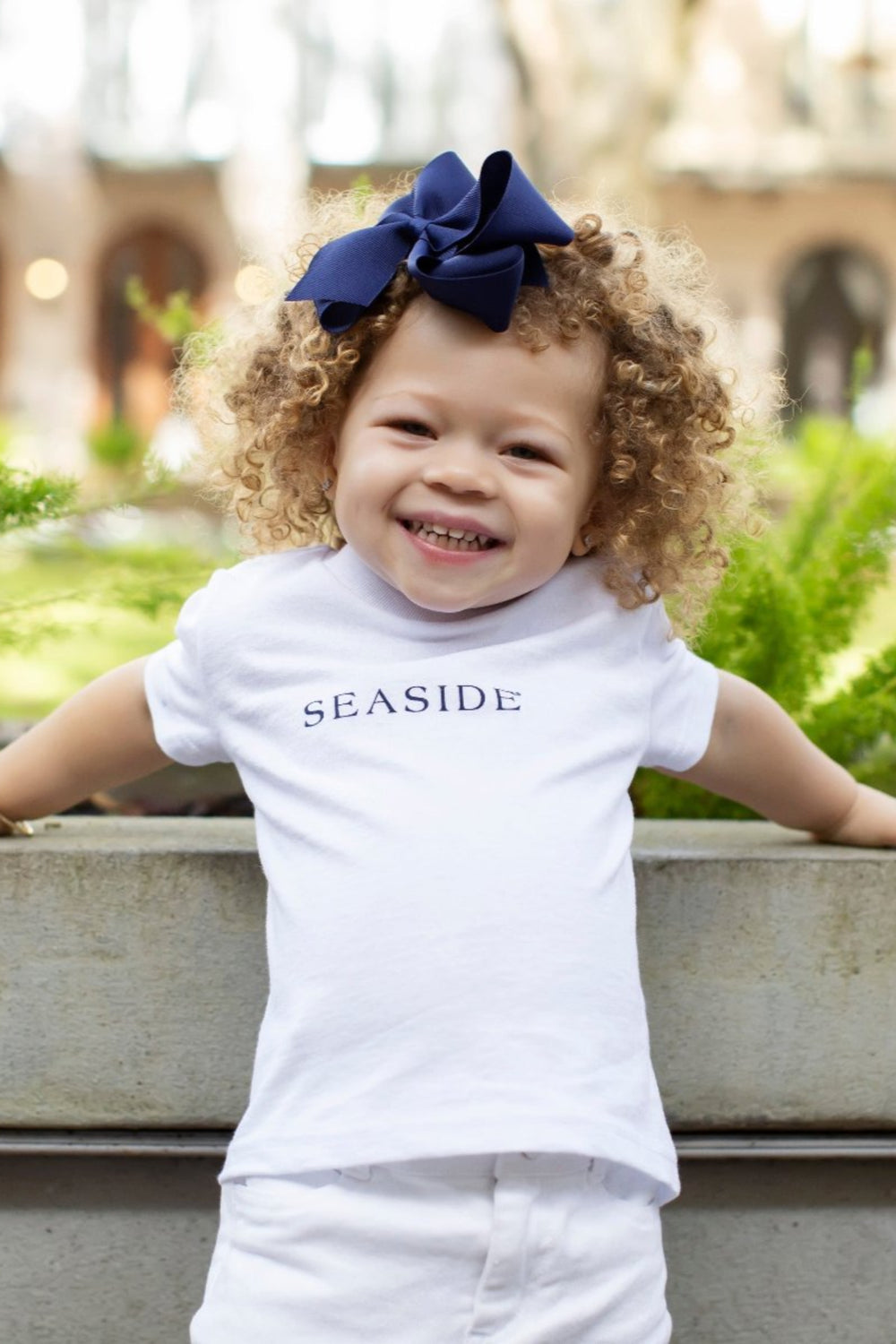White Baby + Toddler Seaside Tee