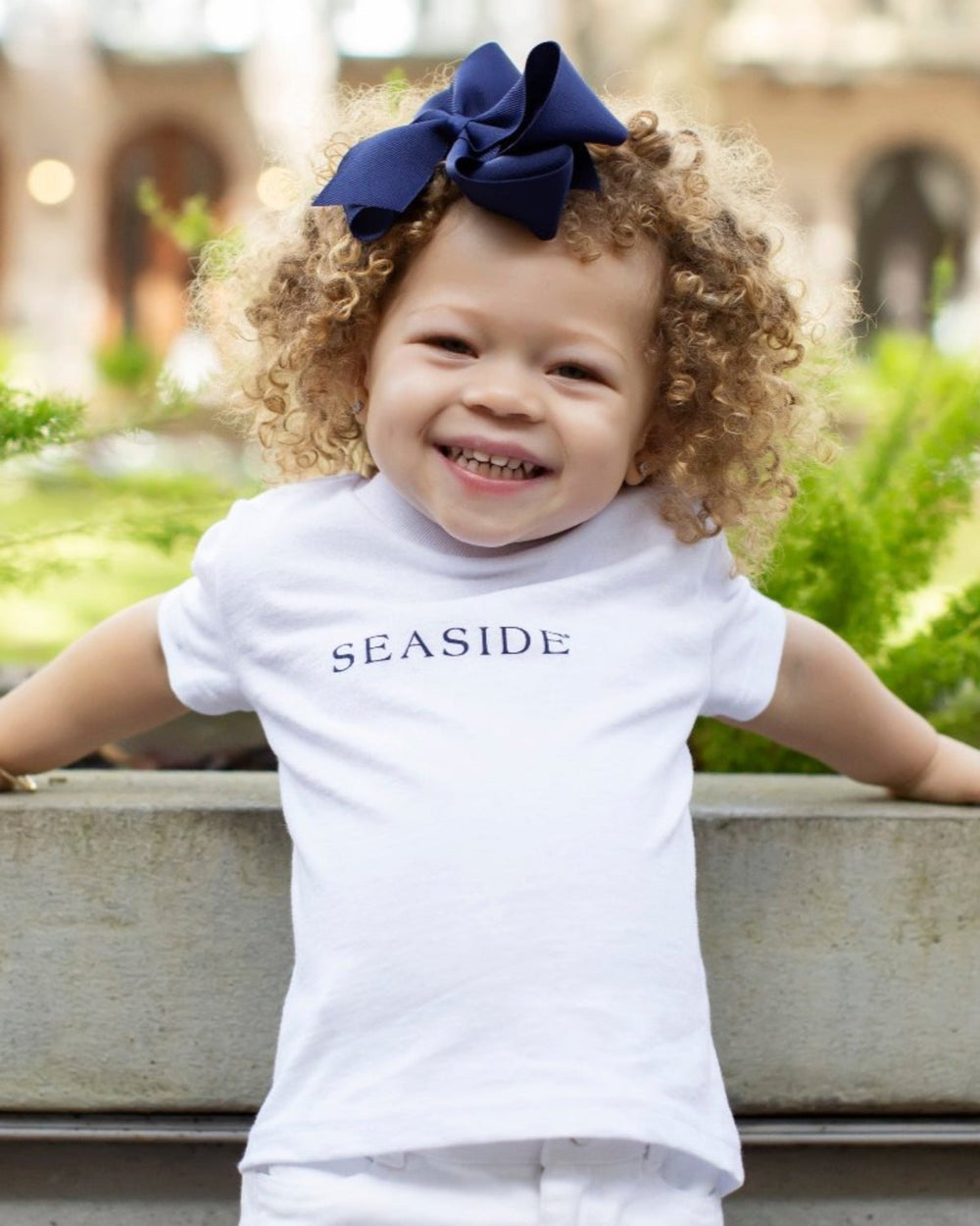 White Baby + Toddler Seaside Tee