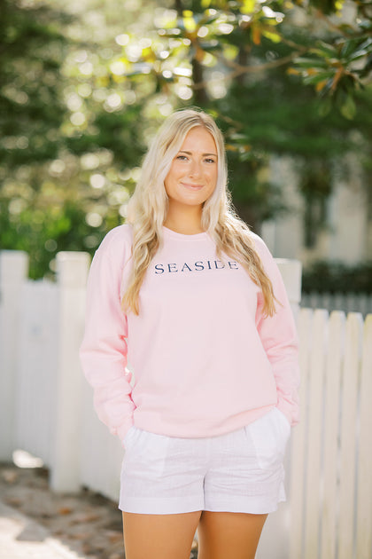 Ribbed 2024 seaside sweatshirt