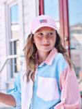 Light Pink American Flag Youth Hat
