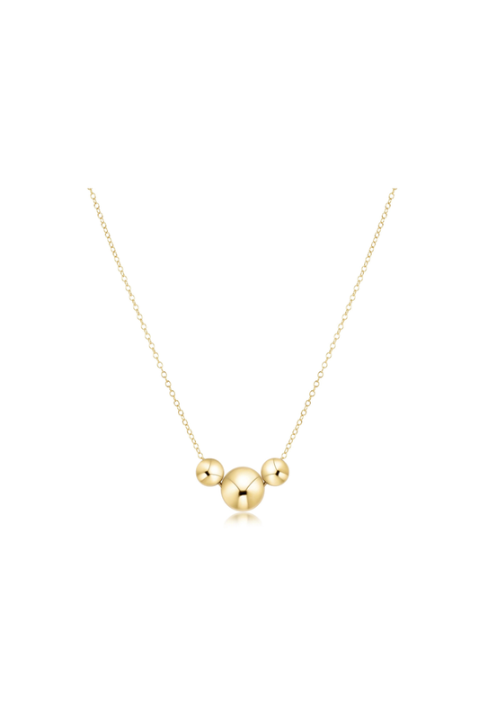 16" necklace gold purpose gold