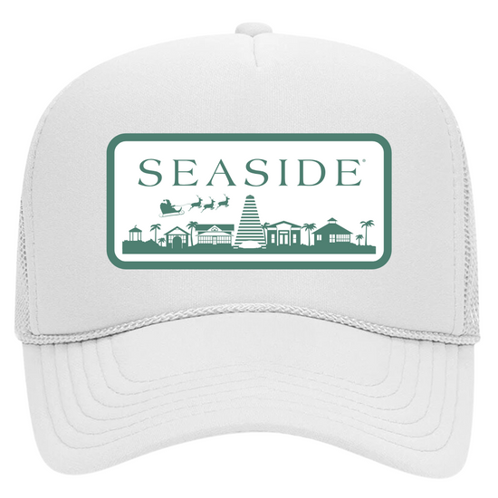 2024 Seaside Christmas Green Trucker Hat