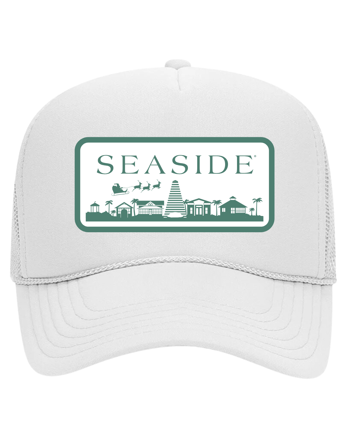 2024 Seaside Christmas Green Trucker Hat