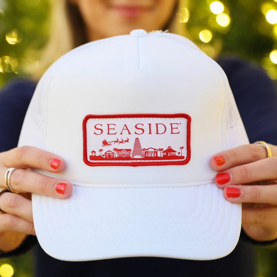 2024 Seaside Christmas Red Trucker Hat