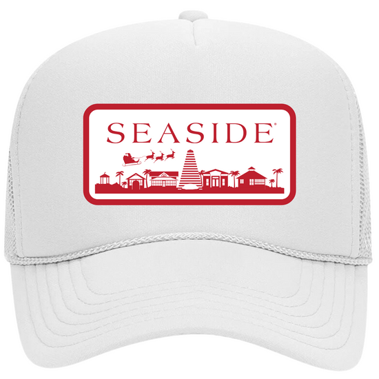 2024 Seaside Christmas Red Trucker Hat