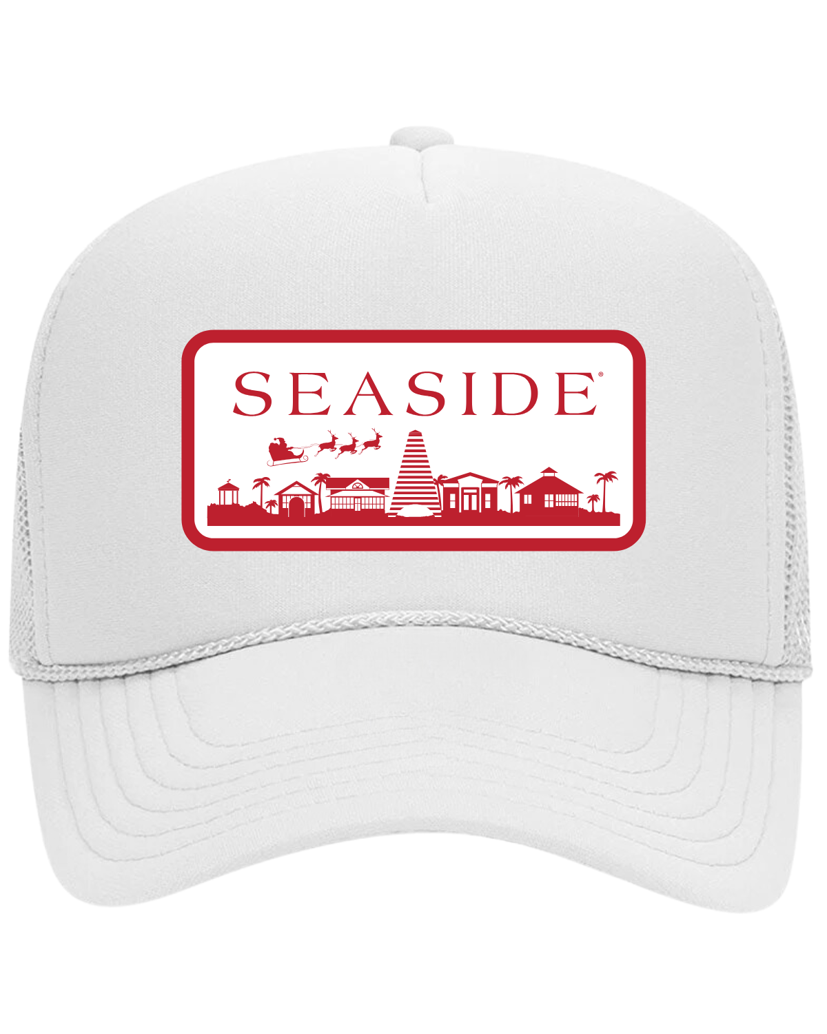 2024 Seaside Christmas Red Trucker Hat
