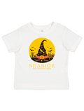 2024 Seaside Halloween Baby + Toddler Tee with Bud the Dachshund 