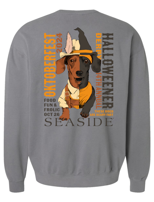 2024 Seaside Halloweener Derby Unisex Lightweight Crew with Bud the Dachshund