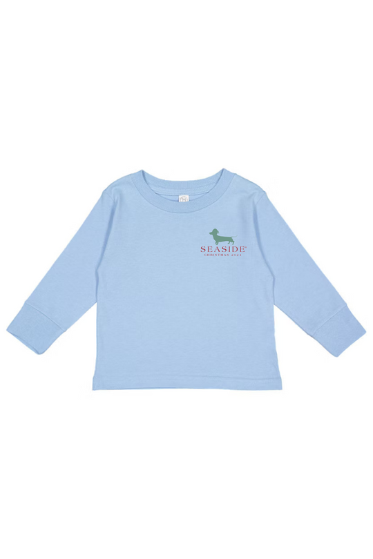 2024 Toddler Chambray Christmas Tee