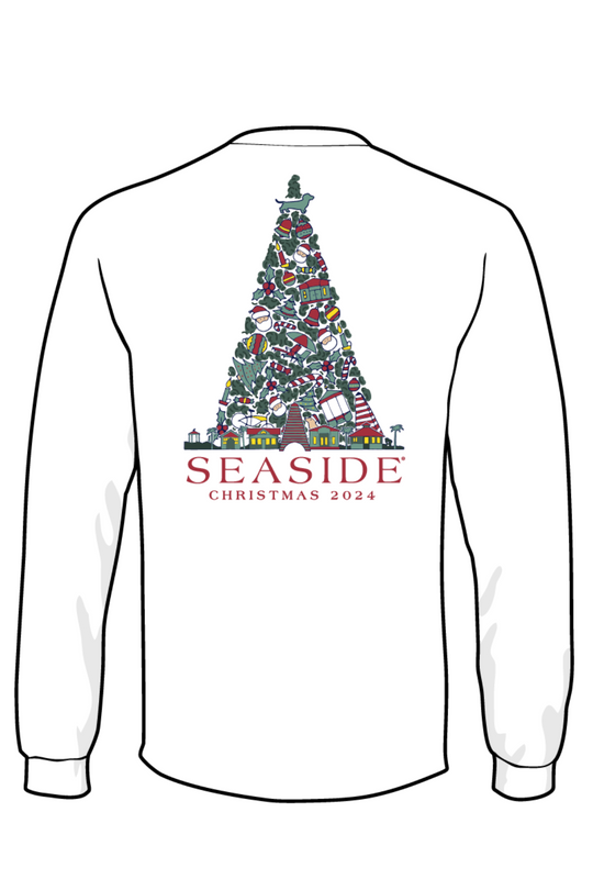 2024 White Seaside Christmas Tee