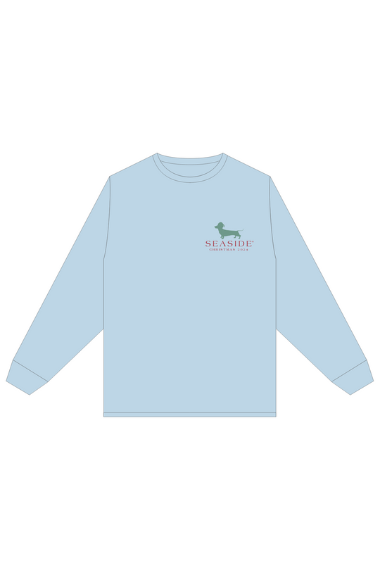 2024 Youth Chambray Seaside Christmas Tee