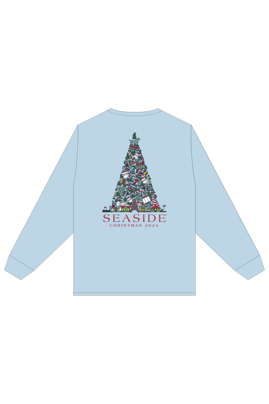 2024 Youth Chambray Seaside Christmas Tee