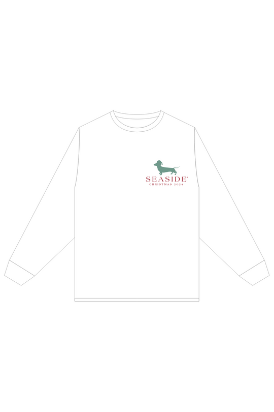 2024 Youth White Seaside Christmas Tee