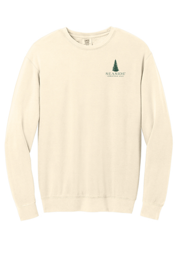 2025 Ivory Lightweight Seaside Christmas Sweatshirt front