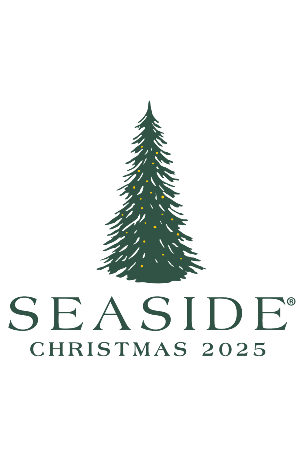 2025 Seaside Christmas Graphic front left chest