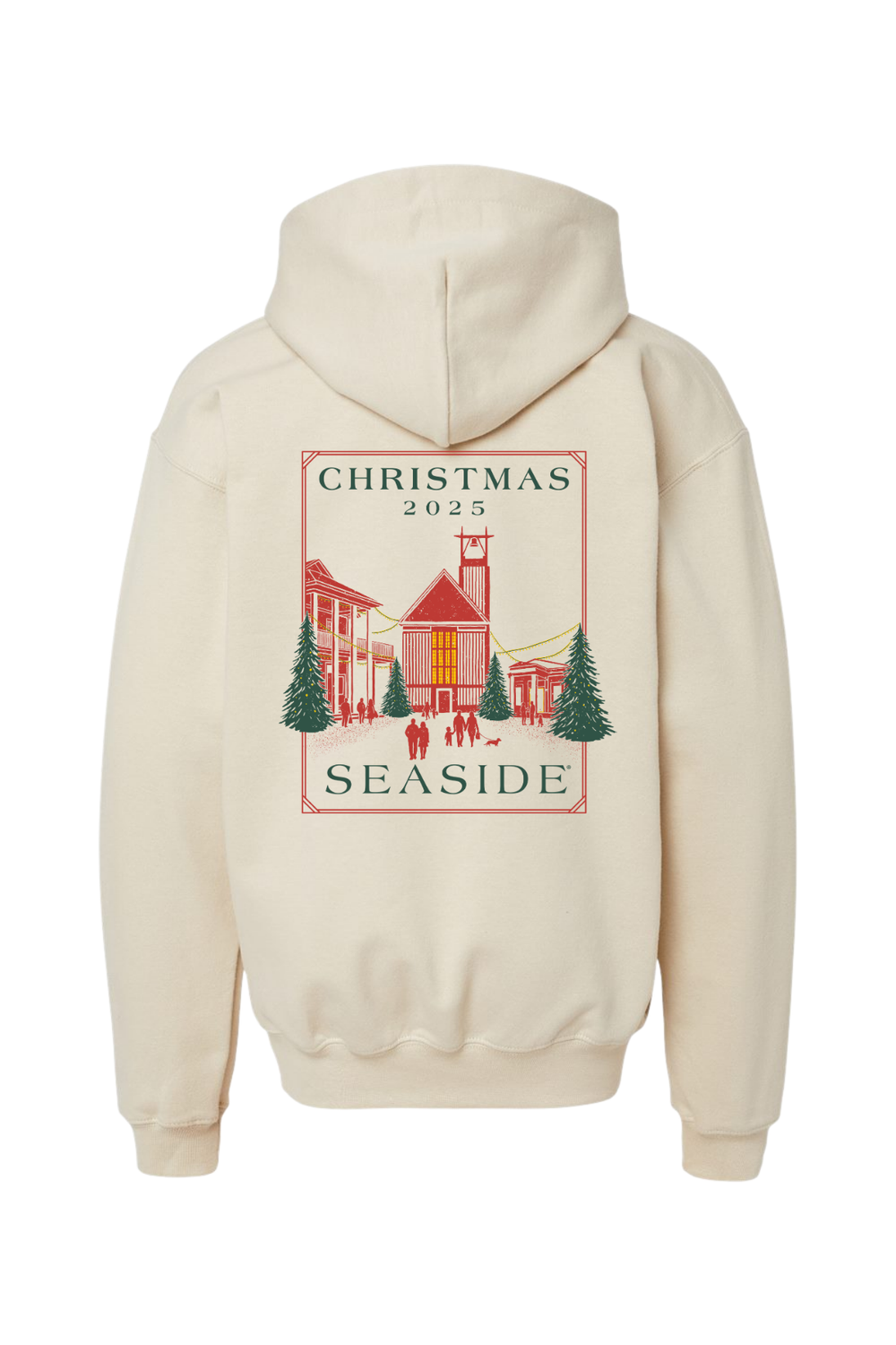 2025 Youth Ivory Seaside Christmas Hoodie