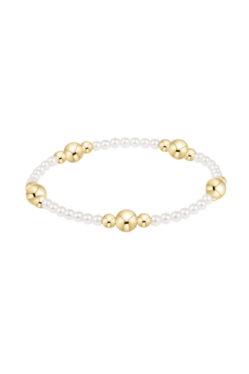 Enewton Purpose Gold 6mm Pearl Bracelet