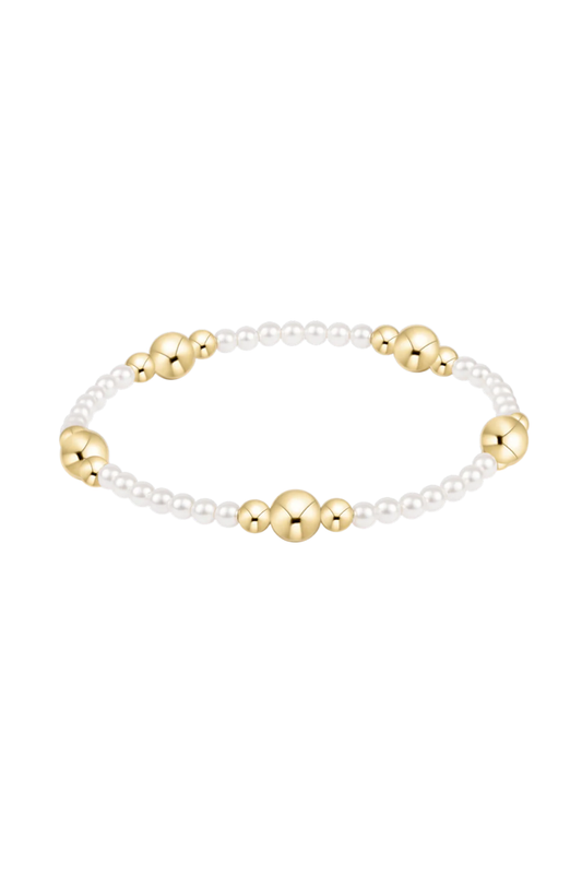 Enewton Purpose Gold 6mm Pearl Bracelet