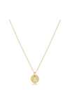 Enewton 16" Necklace Gold - Respect Initial Small Gold Disc