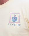 Americana Postage Stamps Tee Patriotic The Seaside Style 30a Yellow