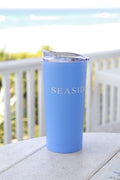 Arctic Blue SEASIDE® 40oz with Yellow Lettering