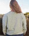 The Seaside Style Bay Seaside Corded Embroidered Sweatshirt