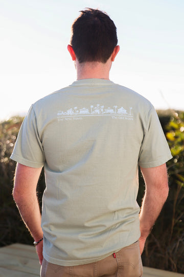 The Seaside Style Bay green Shortsleeve Unisex Seaside Tee