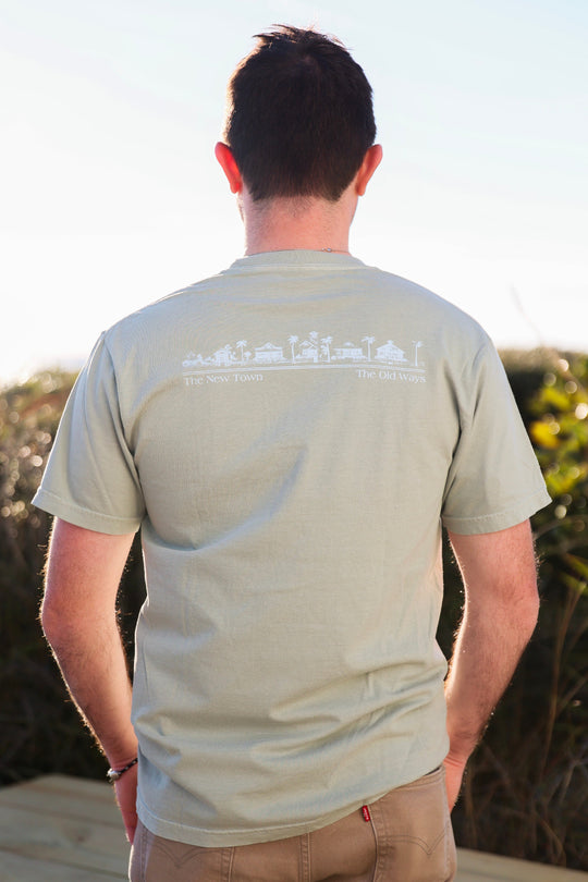 The Seaside Style Bay green Shortsleeve Unisex Seaside Tee