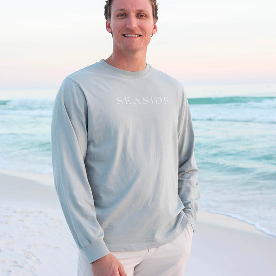 Bay green blue Longsleeve Unisex Seaside Tee the seaside style 30a