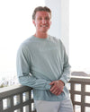 Bay Green Blue Longsleeve Unisex Seaside Tee The seaside style 30a