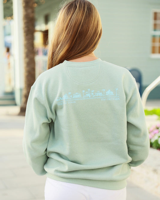 Bay Green Unisex Seaside Sweatshirt