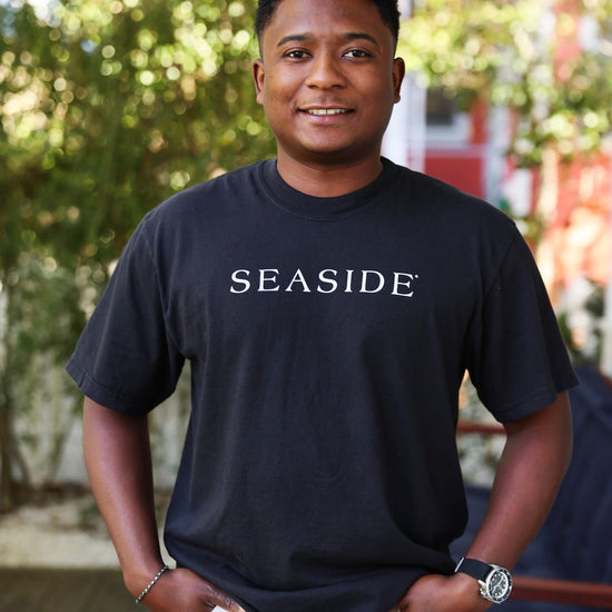 Black Seaside Unisex Shortsleeve Tee Seaside Florida