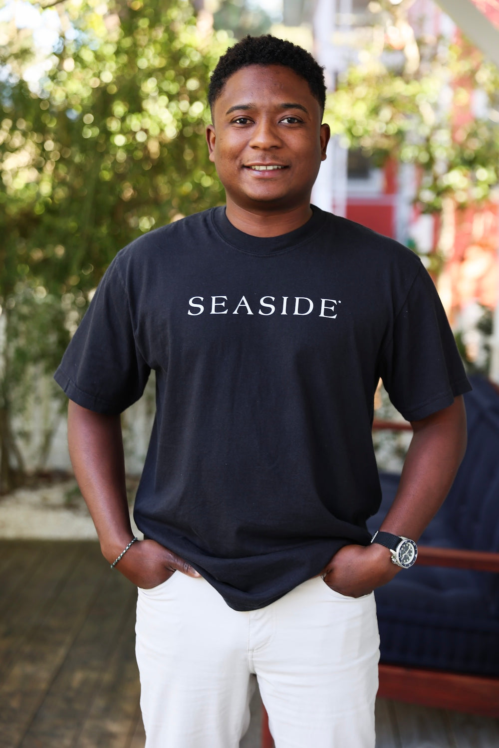 Black Seaside Unisex Shortsleeve Tee Seaside Florida