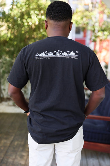 Black Seaside Unisex Shortsleeve Tee Seaside Florida