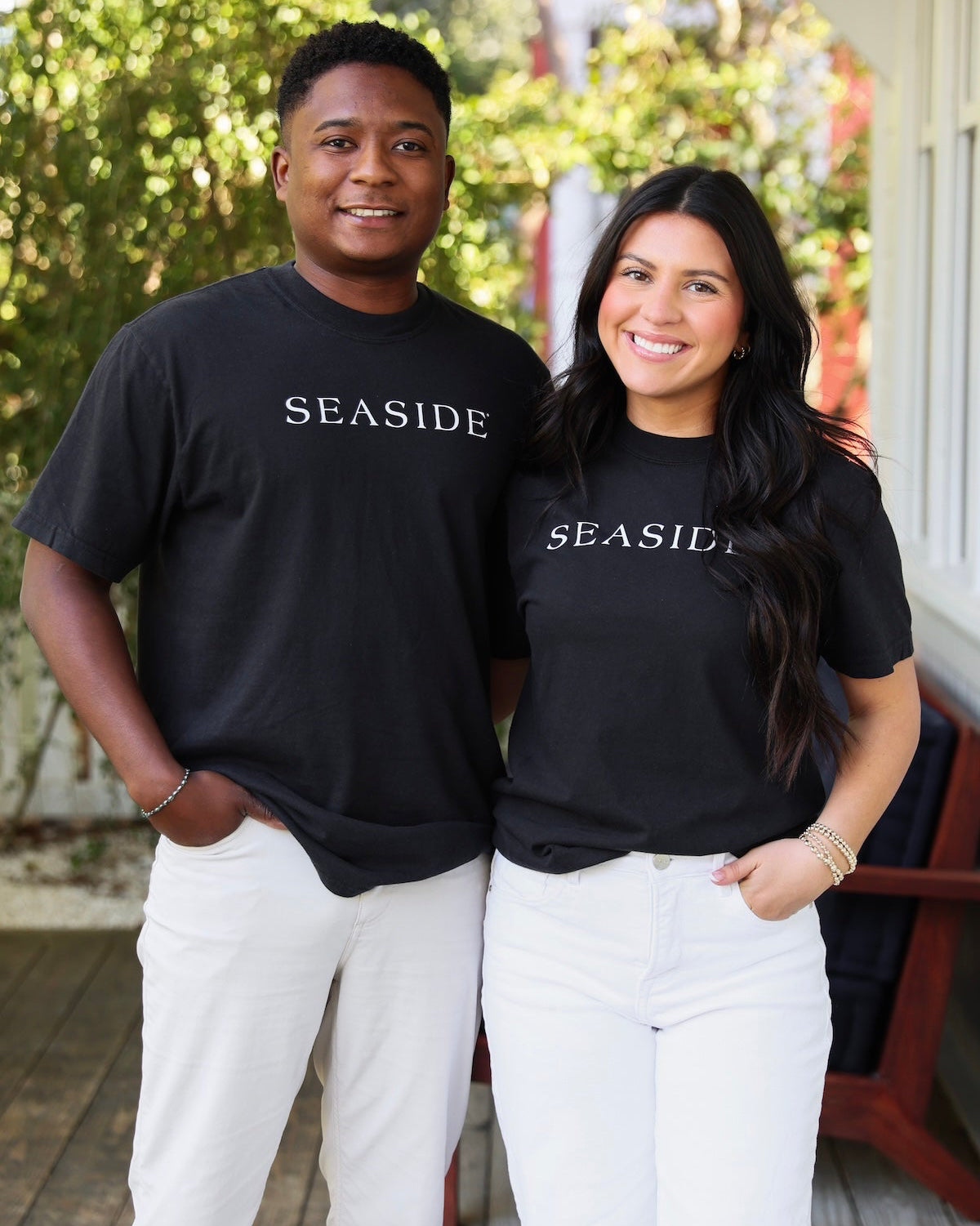 Black Shortsleeve Unisex Seaside Tee – The Seaside Style