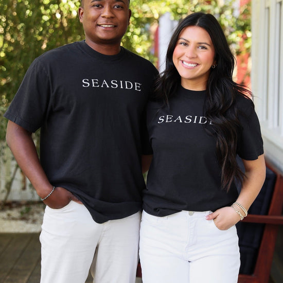 Black Seaside Unisex Shortsleeve Tee Seaside Florida