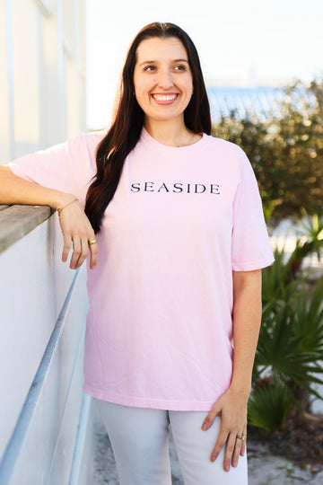 Blossom pink Short sleeve Unisex Seaside Tee