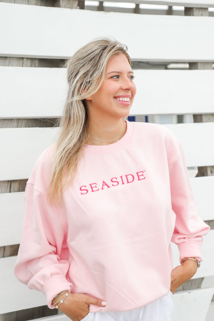 Blossom Embroidered Seaside Sweatshirt