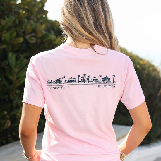 Blossom Light Pink Shortsleeve Unisex Tee Seaside Florida 30A